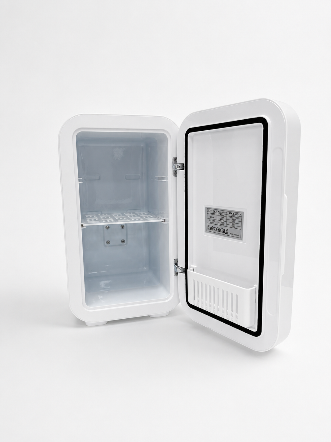 TreeJar Skyland Mini Fridge 6L / 8 Can – New Upgraded Skincare Fridge, AC/DC Portable Cooler & Warmer for Skin Care, Cosmetics, Beverage, Food – Great for Bedroom, Office, Dorm (White) - view 15
